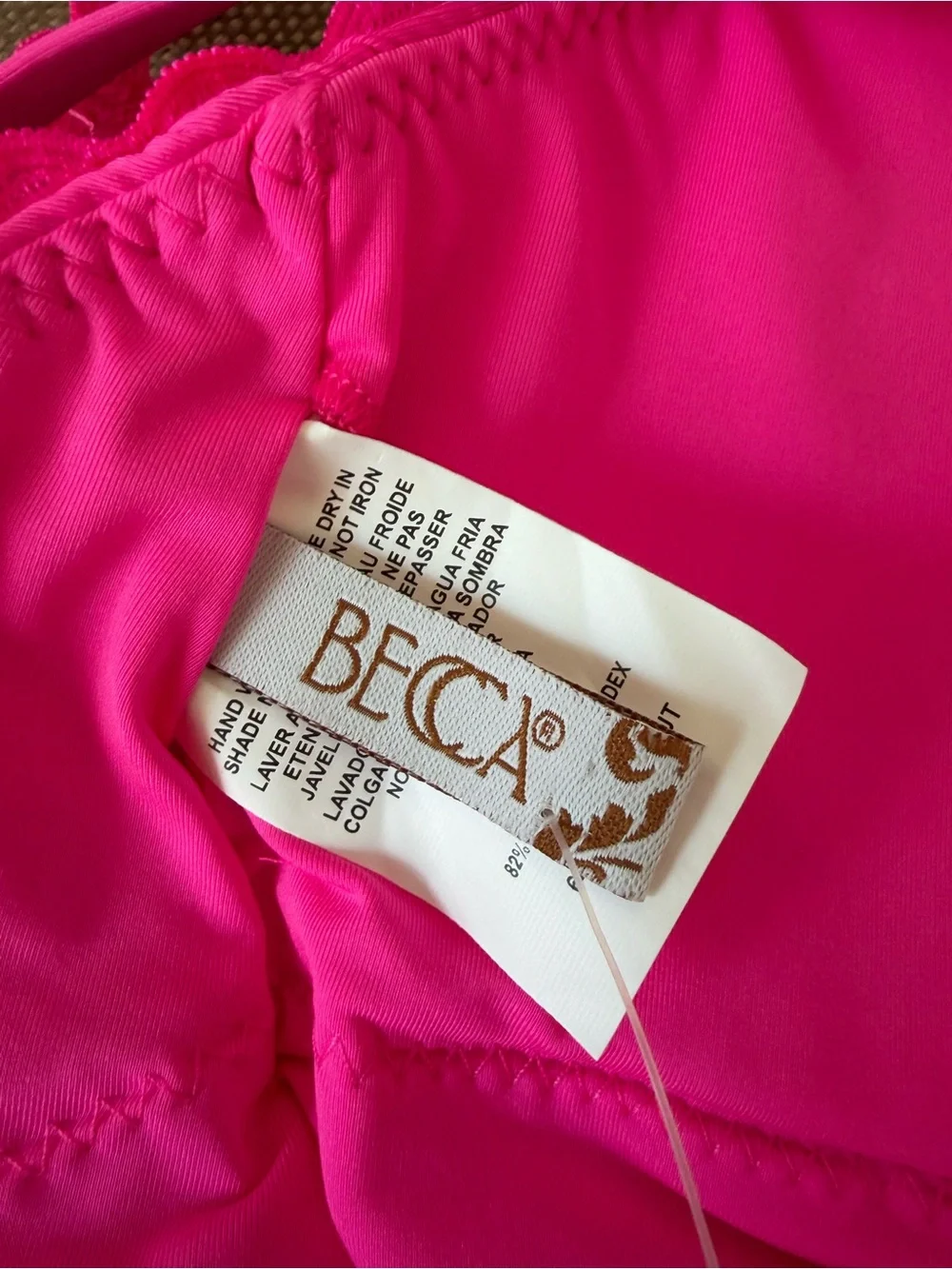 BECCA Kids Neon Pink One-Piece Swimsuit